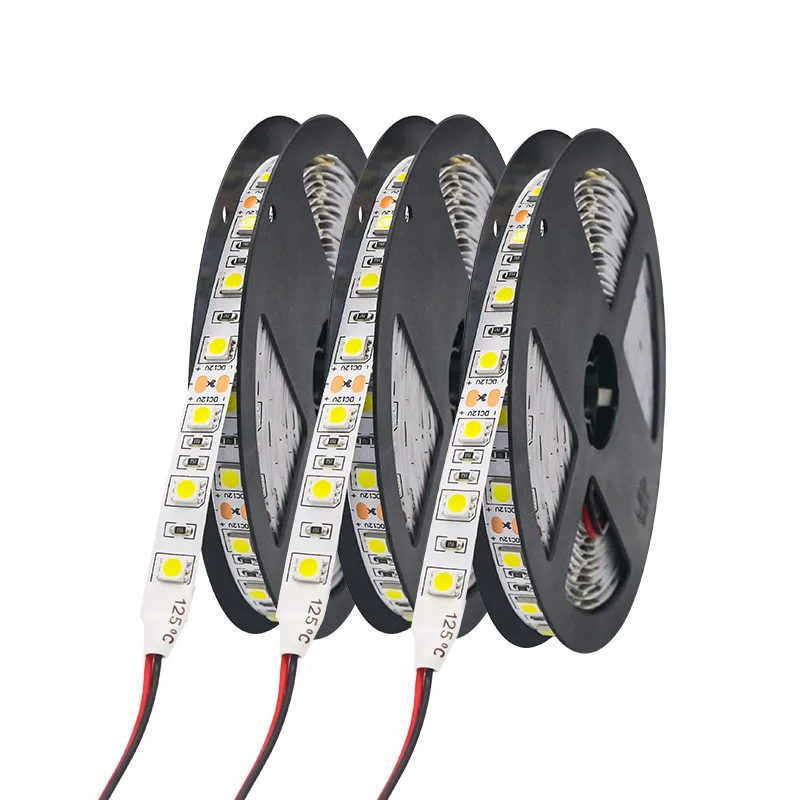 

DC 12V LED strip 2835 5050 0.5-10m LED 12V flexible LED Tape light 60 led/m white lighting light warm white RGB