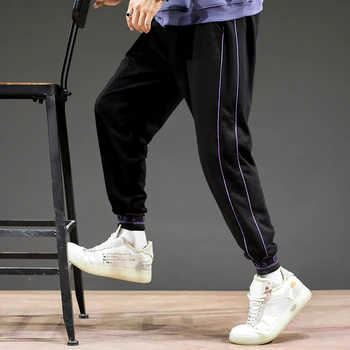 

Loose stripe Men Sports Running Pants Athletic Football Soccer pant Training sport Pants Elasticity Legging jogging Gym Trousers