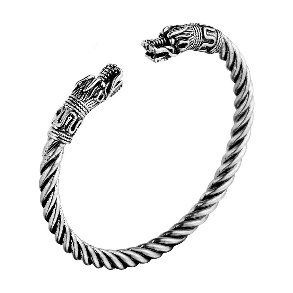 Chereda-Large-Silver-Viking-Dragon-Head-Bracelet-for-Men-Vintage-Norse-Viking-Adjustable-Bangles-Women-Punk