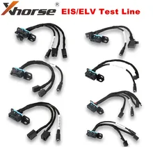 Cabos de linha de teste eis/elv para benz w202 w210 w220 w639 w906 7 pces conjunto trabalho com xhorse vvdi mb ferramenta