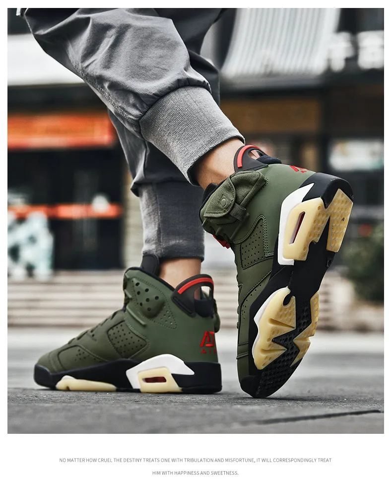 

High-Top Basketball Shoes Men 's Cushioning Light Casual Sneakers Male Breathable Outdoor Sports Couple Shoes