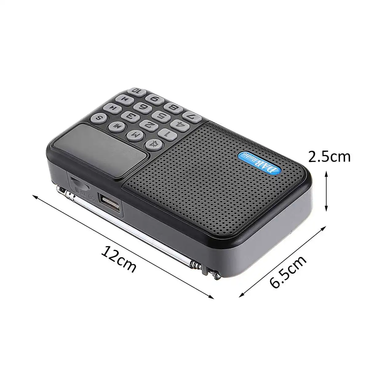 Портативный радиоприемник цифровой DAB + fm радио bluetooth стерео динамик открытый