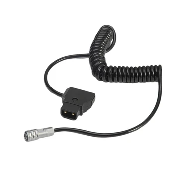 

D Tap To V Mount Durable Replacement Power Cable Stable Practical Camera Accessories Male Plug Safe Portable Coiled For BMPCC4K