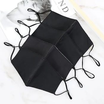 

1PC Sponge Mouth Mask Black Cotton Cloth Windproof Mask Outdoor Sport Breathable Face Mouth Masks Unisex Face Mask Reusable Mask