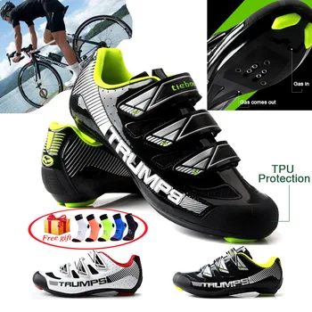 

MTB Bike Shoes Fast Auto-lock Cycling Shoes Ultralight Breathable Sports Bicycle Shoes Athletic Sneaker Sapatos ciclismo