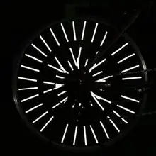 Велосипед горный велосипед спицы светоотражающие полосы фиксированной передачи спицы светоотражающие полосы езда Светоотражающие Предупреждение льные ленты