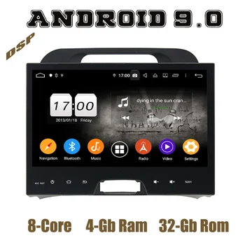 

10.1"IPS for Kia Sportage R 2010-2016 Android 9.0 Car GPS radio Player with PX5 octa core wifi usb 4+64GB Auto Stereo Headunit
