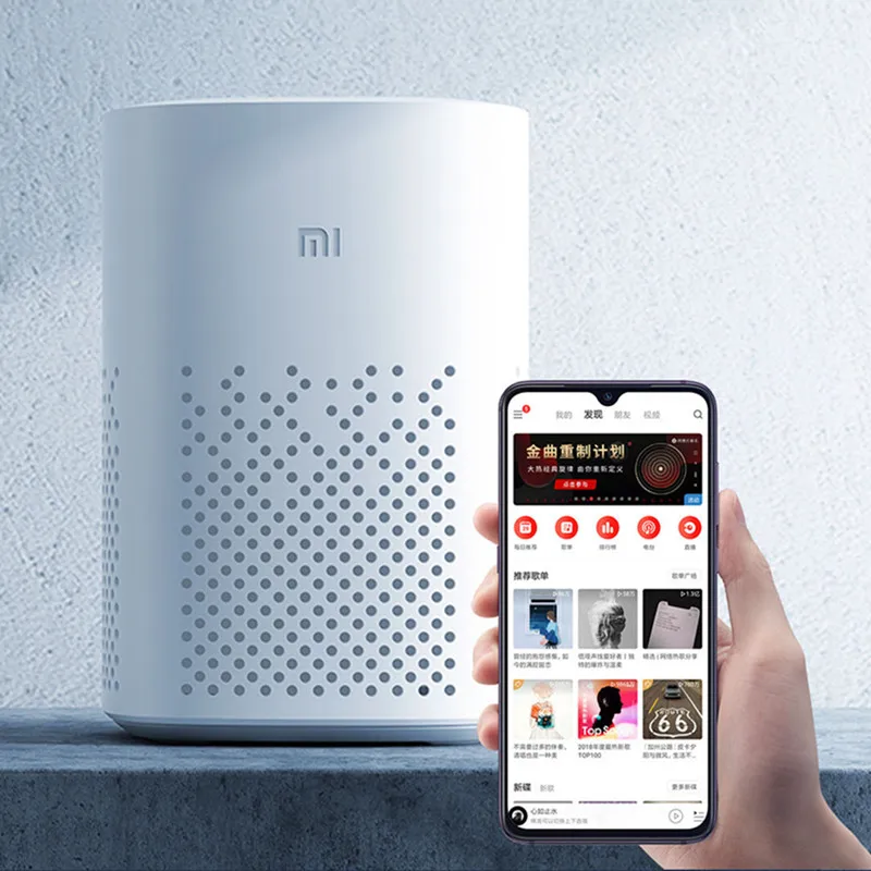 Xiao mi XiaoAI Bluetooth динамик Play Wifi голосовой пульт дистанционного управления стерео
