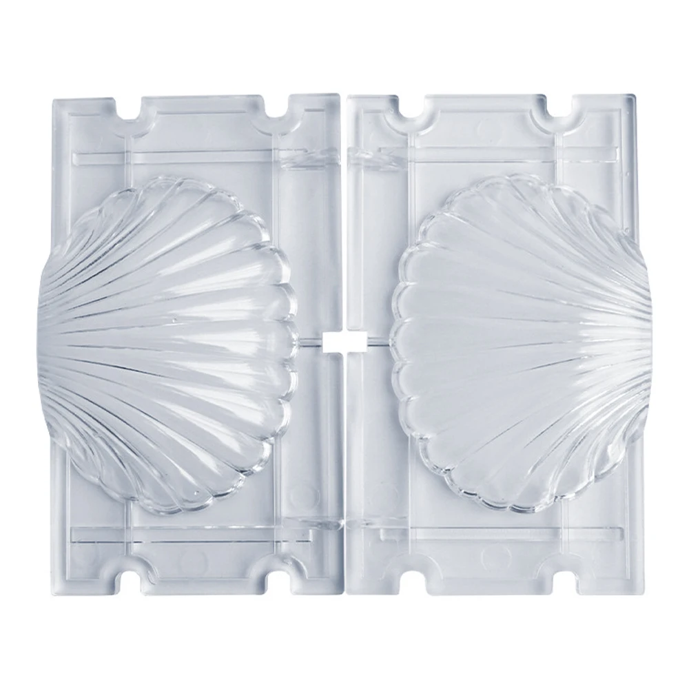 3D Seashell Candle Mould Scented Candle Mold Handmade Making Shell Aromatherapy Plaster Molds Plastic Scallop Soap Mold