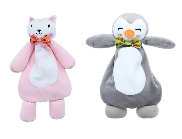 Baby soothing towel soothing toy hand puppet baby saliva towel to accompany sleeping doll 4