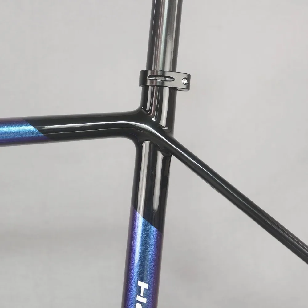 Гравия рама Хамелеон цвет велосипед гравия рама Прямая с фабрики OEM известный бренд рама