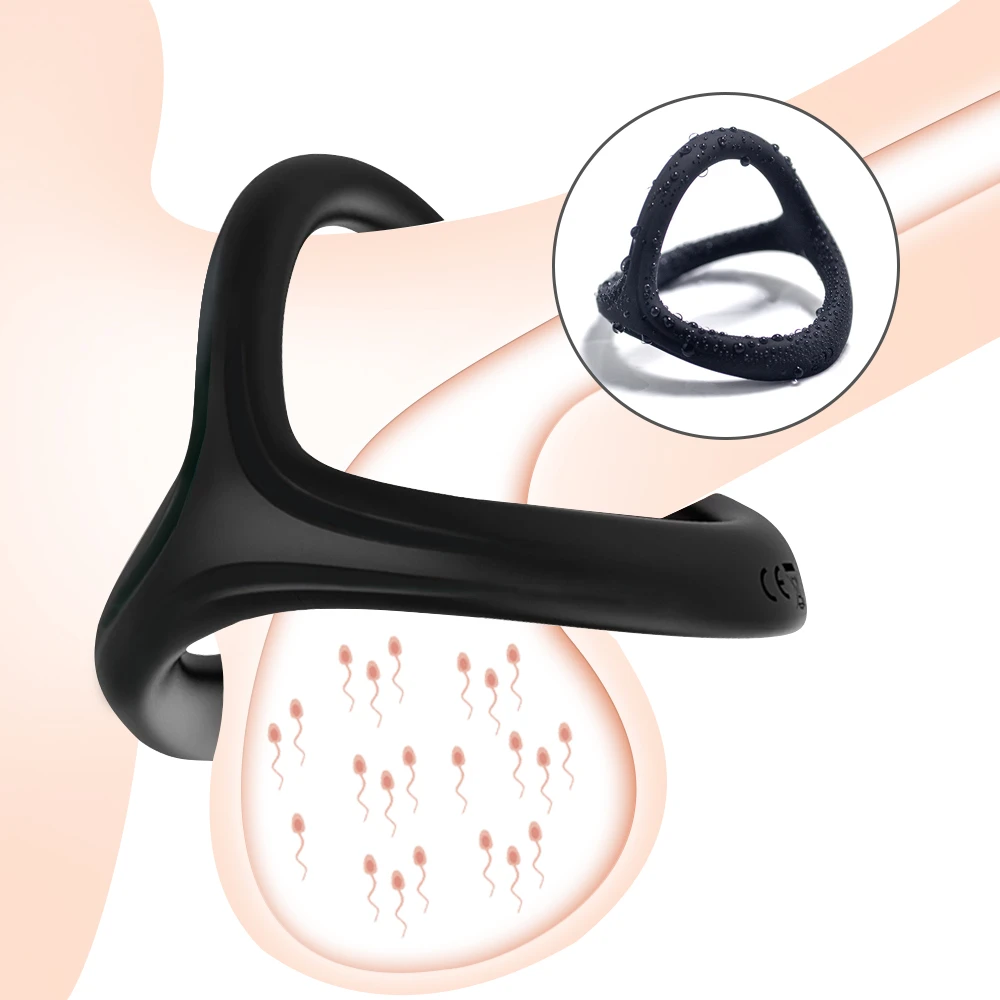 Anillo de silicona negro reutilizable para pene, retardante de eyaculación, para  prolongar la erección del escroto, Juguetes sexuales para hombres adultos|Anillos  para el pene| - AliExpress