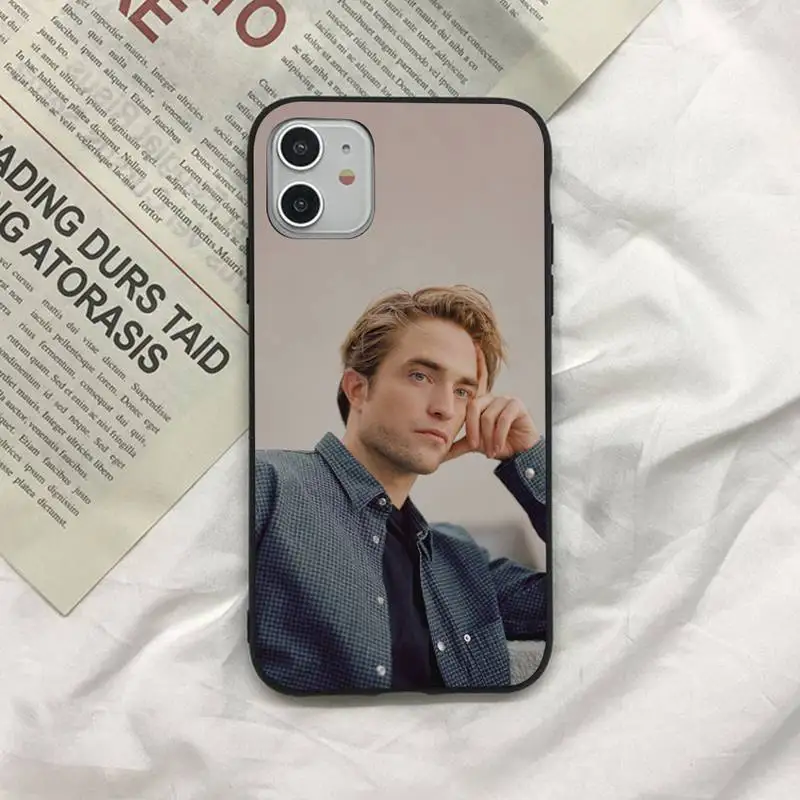 MaiYaCa Robert Pattinson Phone Case for iPhone 11 12 13 mini pro XS MAX 8 7 6 6S Plus X 5S SE 2020 XR cover