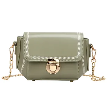 

Women’s Solid Color Chain Shoulder Bag Messenger Bag Mobile Phone Bag Small Chain Shoulder Leisure Bags Phone Bag Сумка на плечо