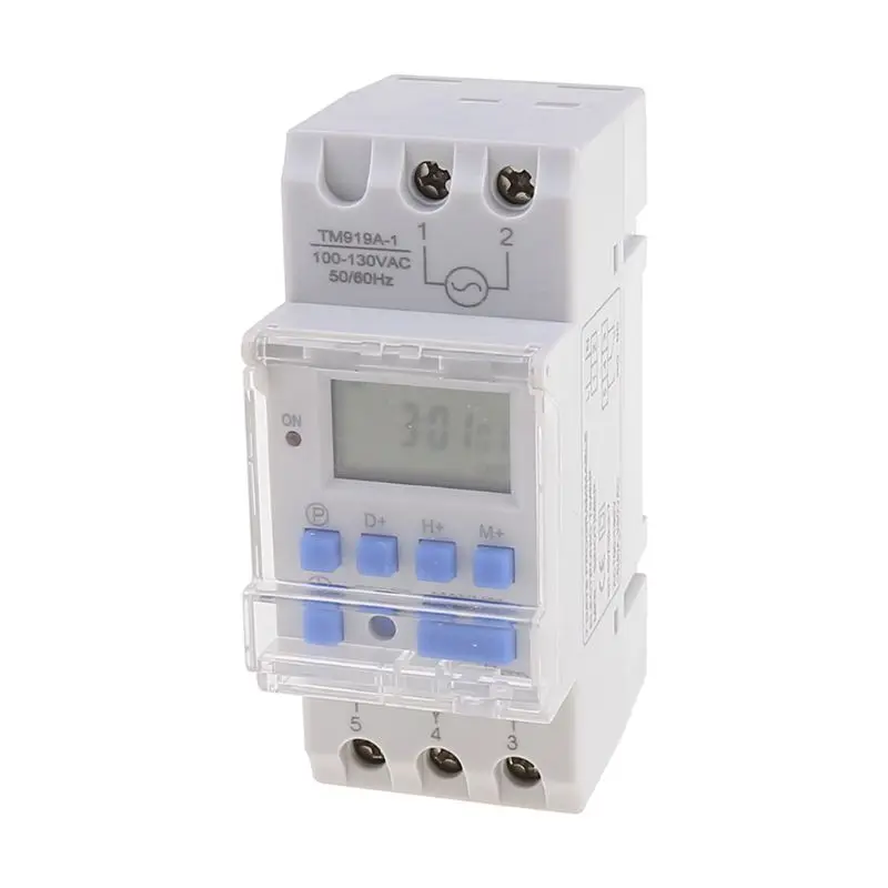 12V/24V/110V/220V din-рейку переключатель таймера электронный Еженедельник 7 дней 24 часа