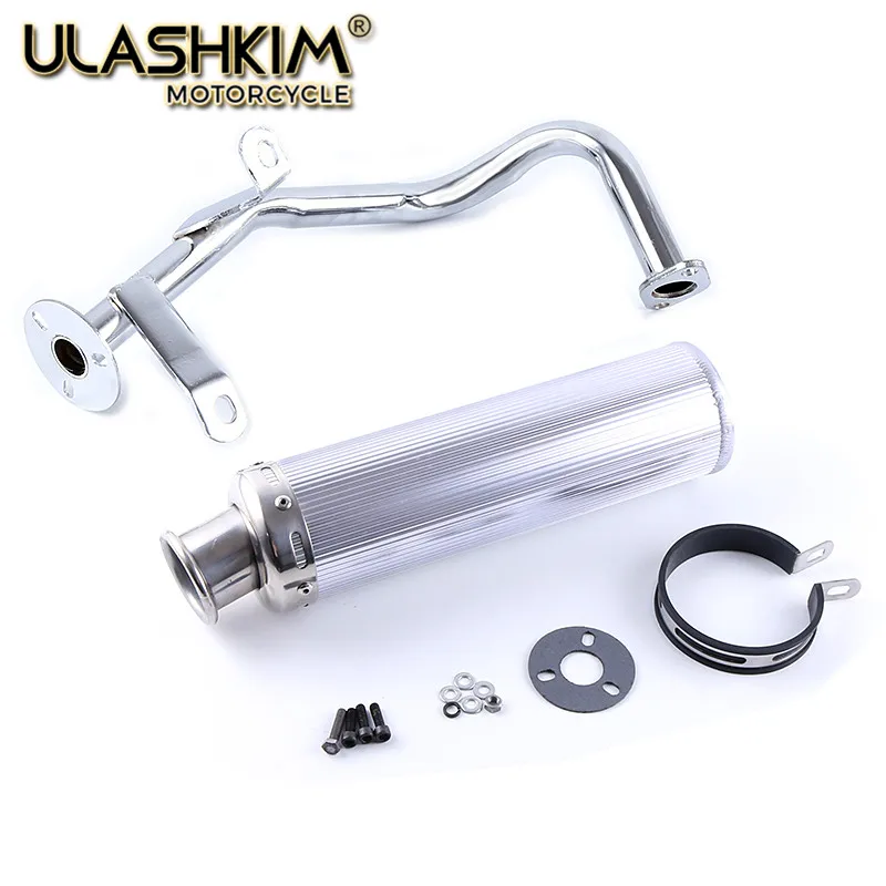 Выхлопной мотоциклетный скутер 1P37QMA GY6 50cc 139QMB 1P39QMB глушитель выхлопной трубы 50 60