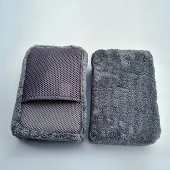 

High Density Coral Car Washing Sponge Super Absorbent Car Wash Glove car care cleaner cleaning tool wax polish brush Accessories