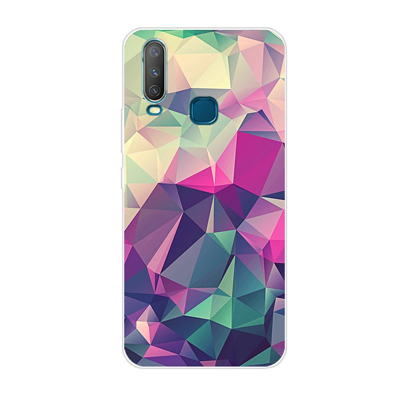 6,35 ''для Vivo Y17 Y15 Y 12 y 3 чехол мягкий TPU телефон крышка для Vivo Y 17 Y 15 Y 12 y 3 задняя крышка чехол силиконовый Coque Cool Funda - Цвет: Молочно-Белый
