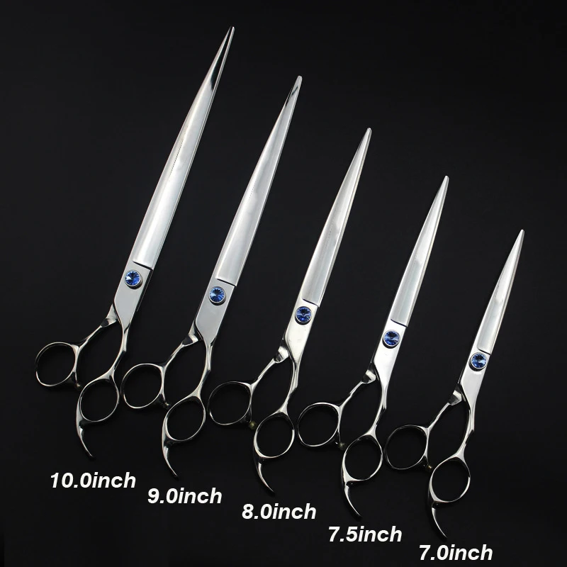 7/7.5/8/9/10 Inch High Grade 440C Japanese Stainless Steel Dog Grooming Scissors Hair Cutting Set With Leather Bag | Красота и