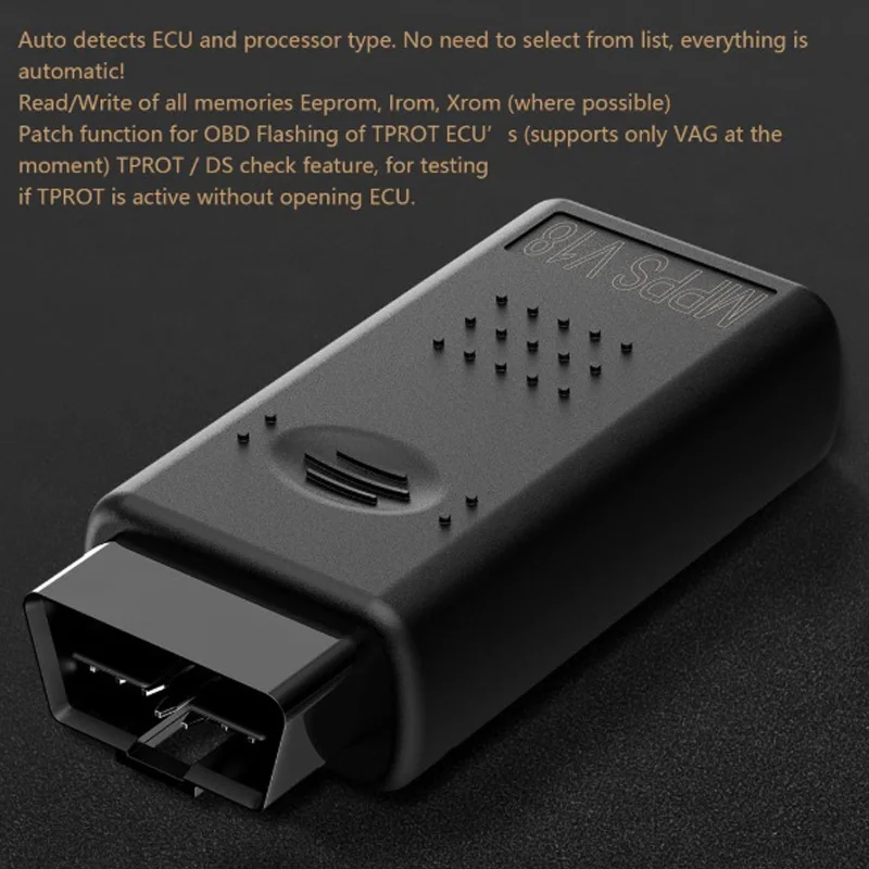 MPPS V21/V18/V16 ЭБУ чип инструмент настройки K CAN проблесковый маячок для EDC15 EDC16 EDC17 Inkl
