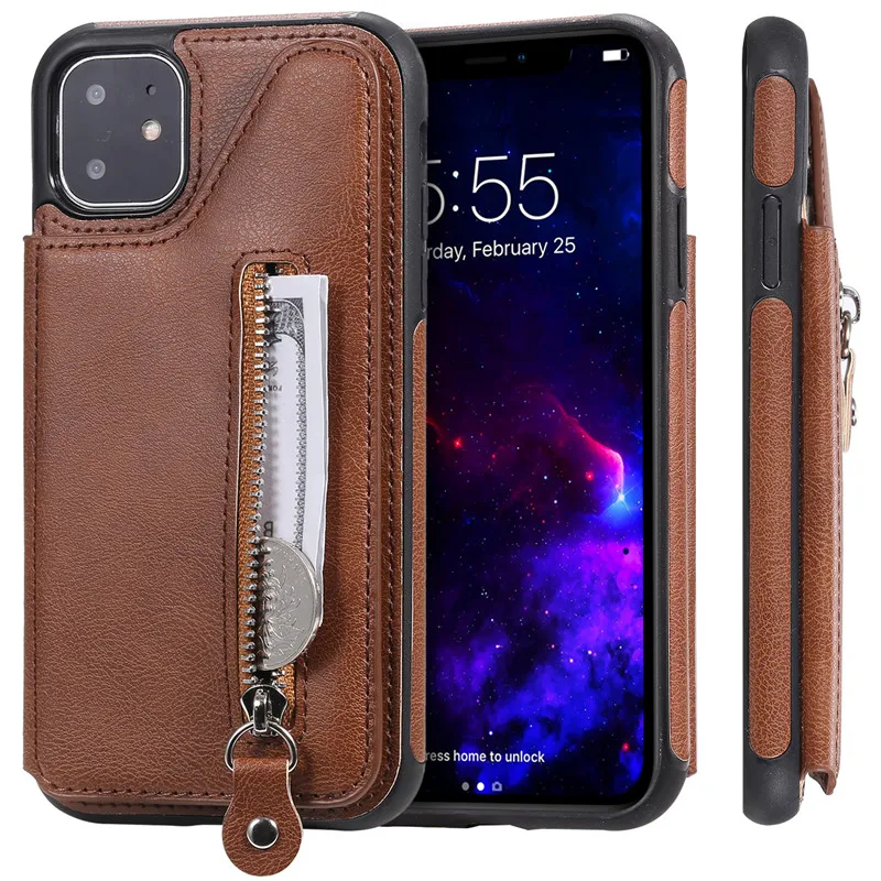 Магнитный чехол-кошелек из искусственной кожи, чехол для телефона iPhone 11 Pro Max X XS Max XR 8 7 6 6s Plus, роскошный чехол с отделением для карт