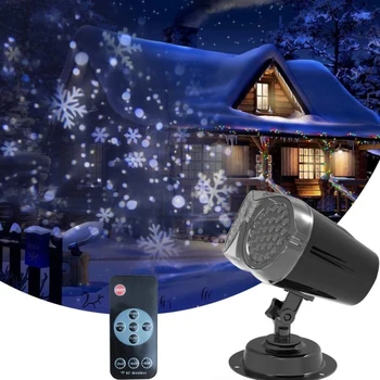 

Night Light LED Snowflake Light Christmas Projector Lights Dynamic Snowflake Lights Waterproof For Christmas Special Smart Lamp