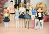 1pair Stockings Stripe Socks for Barbie 1/6 for Blyth licca BJD doll Dolls Handmade Clothes Accessories Baby Girls Gift Toys 2