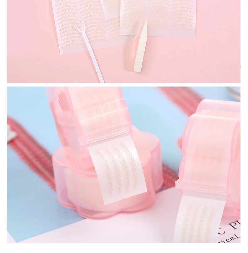 360 шт. прозрачная бежевая полоса для век большое украшение глаз стикер двойная