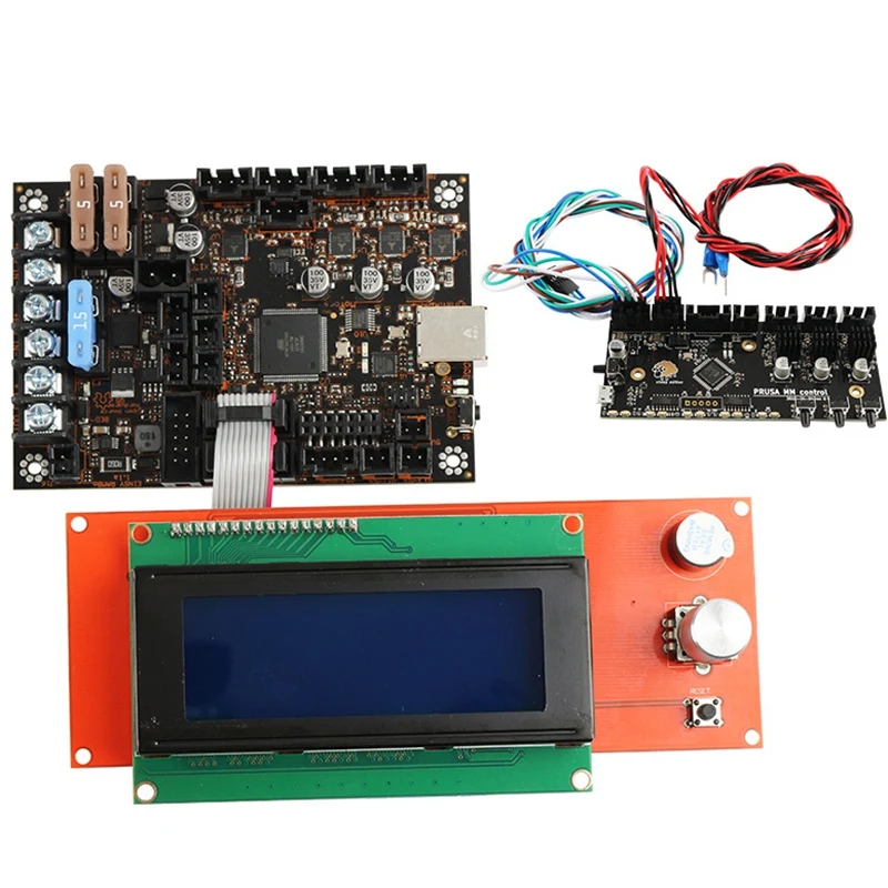 3D Printer Accessories Prusa I3 Mk3 Motherboard+ Display+ Mmu2 Control Board+ Cut Detection Kit