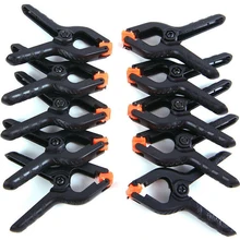 Pinces à ressort 2 pouces en plastique et Nylon, 5/10 pièces, outils de bricolage pour menuiserie, pince à ressort pour arrière-plan de Studio Photo