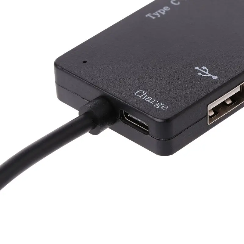 Высокоскоростной 3 в 1 концентратор type C 3 порта USB удлинитель адаптер для ноутбука ПК компьютер планшет быстрое зарядное устройство аксессуары