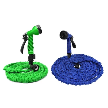 

Expandable Garden Hose, 50FT Flexible Expanding Water Hose for Watering Plants, Car Washing, Pets and Cleaning