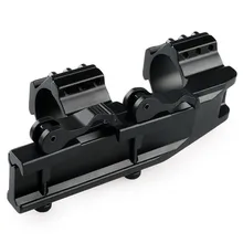 Flat Top Offset One Piece QD Scope Mount with Quick Release Cam Locks 1913 Picatinny Rails