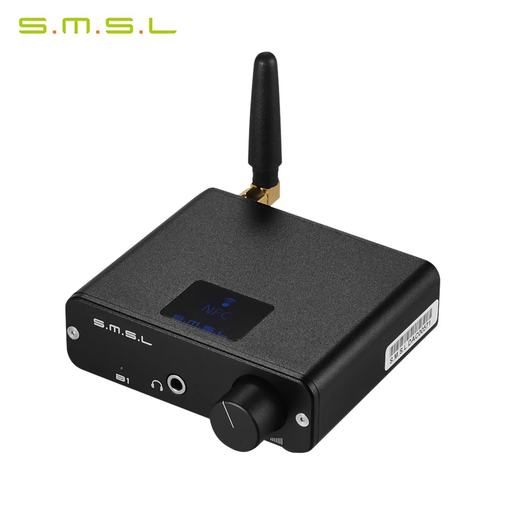 

S.M.S.L B1 Stereo Audio Decoder CSR BT 4.2 Receiver DAC Support APT-X Transmission And NFC Black