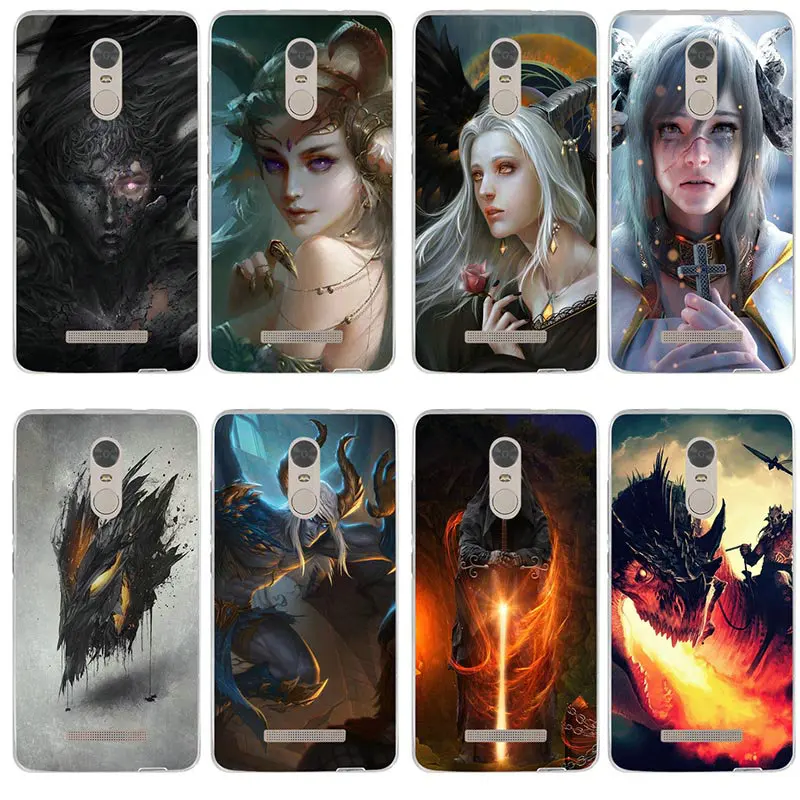 Devil Demon Fantasy Art For Xiaomi Mi 5 6 5S 5X 6X 8 9 SE A1 A2 Max 2 3 Mix Note Plus Soft TPU Phone Cases |