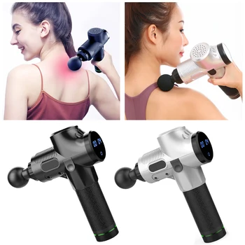 

Myofascial Physiotherapy Instrument Mute Touch Screen Fascia Gun Massage Gun Electric Warp Film Impact Relax Gun Deep Massager