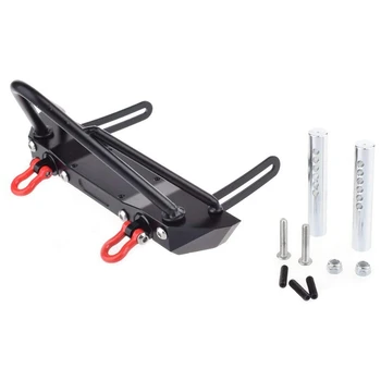 

1/10 Scale Front Bumper with Shackles for 1/10 RC Crawler Car Axial SCX10 RC Crawler RC4WD II D90
