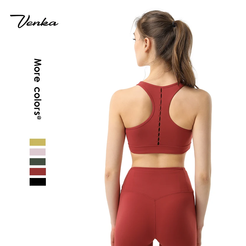 Hot Selling Wholesale Women Yoga Fitness Set Sport Bra Ladies Seamless Hollow Out Plus Size Sports | Спорт и развлечения