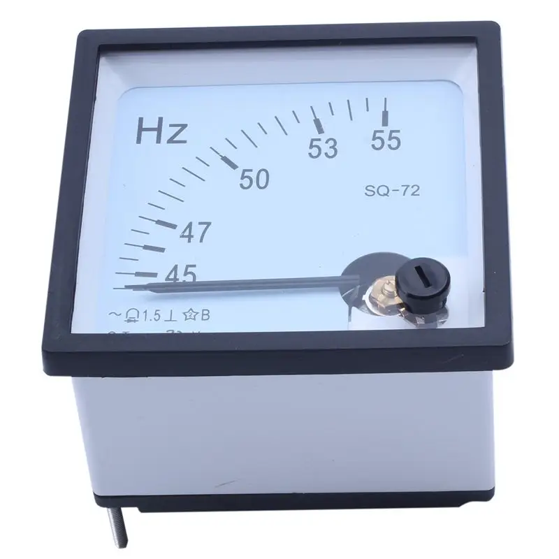 45-55 Гц 220 В Аналоговый панельный частотомер Индикатор Частоты для мониторинга системы