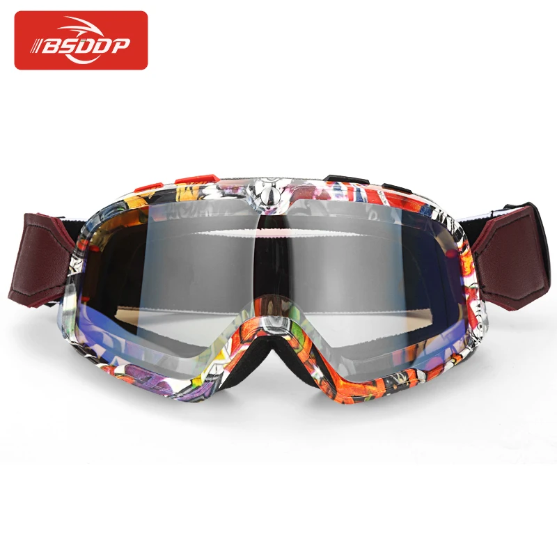 Мотоцикл мотокросса очки пылезащитные и ветрозащитные для Ducati Yamaha kawasaki Honda Suzuki KTM Harley-Davidson - Цвет: 1