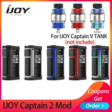 IJOY – Mod Captain 2, alimenté par une double batterie 18650, 180W, Box MOD pour réservoir de 5ml, Captain V Subohm VS Shogun Univ