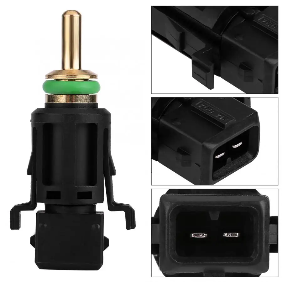 2pin Car Coolant Temperature Sensor Switch Temperature Sensor 13621433077 for BMW E46 E90 E39 E60 E38 E70 X3 X5 Z4 Plastic + Brass Auto Accessories