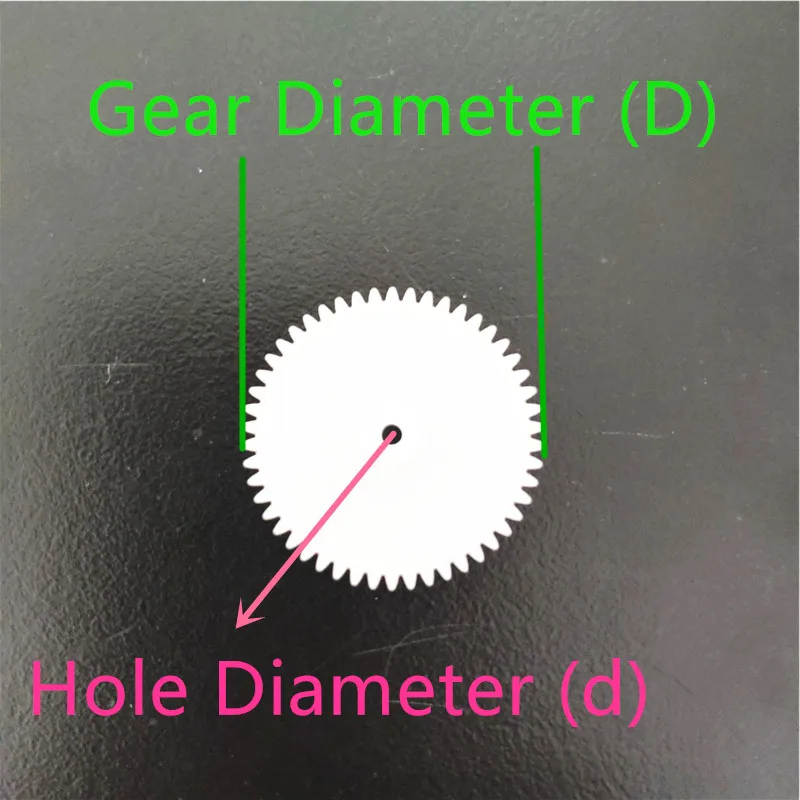 Все виды M0.5 пластиковые однослойные шестерни s мотор из ABS Вал зубчатые шестерни DIY игрушки робот Вертолет части дропшиппинг
