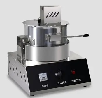 

220v Gas Commercial popcorn machine stainless steel Popcorn Maker Electric/gas popcorn machine for Mall/cinema/cafe
