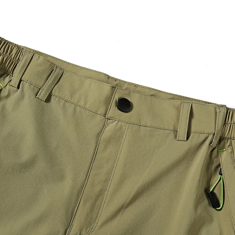 Мужские уличные технические брюки, летние, большие размеры, для пар, эластичные штаны-капри, WO, мужские спортивные шорты-капри, мужские быстросохнущие штаны
