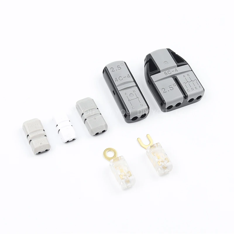 JOWX DI-1/2/3 соединители проводов 2 способ совместного 23~ 20/19~ 18AWG 0,3~ 0,5/0.75mm2 светодиодный светильник кабель Разъемы для сращивания обжимных разъёмов