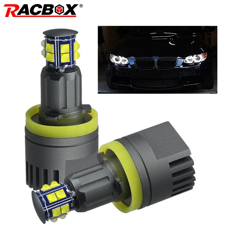 

A pair 120W Car Angel Eyes Error Free 12 Chips Super Bright Front Light Lamp Headlight For BMW E39 E53 E60 E63 E89 Z4 E70 X5