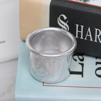 

1/12 Mini Metal Bowl Dollhouse Miniature Mixing Bowl for Doll House Decoration