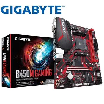 

New desktop Motherboard Gigabyte GA B450M GAMING for AMD B450 /2-DDR4 DIMM /M.2 /USB3.1 /Micro-ATX /New / Max-32G AM4 BOARDS