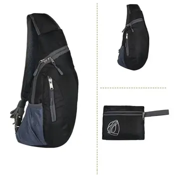 

Unisex Foldable Shoulder Crossbody Chest Bag Messenger for Outdoor Cycling Walking X7XC